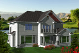 Traditional House Plan - 11855 - Rear Exterior