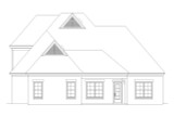 European House Plan - 11960 - Rear Exterior