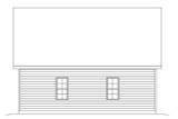 Traditional House Plan - 12085 - Rear Exterior