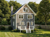 Country House Plan - 12298 - Rear Exterior