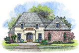 European House Plan - Beauregard 12348 - Front Exterior