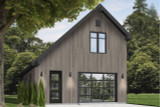Modern House Plan - Country Works 12349 - Front Exterior