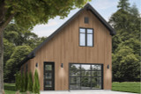 Modern House Plan - Country Works 12349 - Front Exterior
