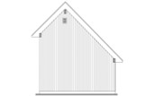 Modern House Plan - Country Works 12349 - Rear Exterior