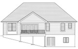 Ranch House Plan - Baldwin 12361 - Rear Exterior