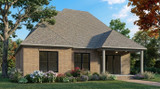 European House Plan - 12401 - Rear Exterior
