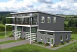 Modern House Plan - Hubbard 12455 - Front Exterior