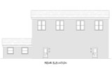 Modern House Plan - Hubbard 12455 - Rear Exterior