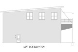 Modern House Plan - Hubbard 12455 - Left Exterior