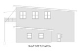 Modern House Plan - Hubbard 12455 - Right Exterior