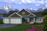 Ranch House Plan - 12468 - Front Exterior