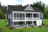 Secondary Image - Lodge Style House Plan - Mill Creek 12618 - Rear Exterior