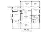 Lodge Style House Plan - Mill Creek 12618 - 1st Floor Plan