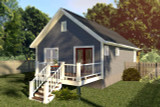 Secondary Image - Country House Plan - 12720 - Rear Exterior