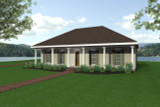 Traditional House Plan - 12837 - Front Exterior