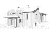 Modern House Plan - Billy 12900 - Front Exterior