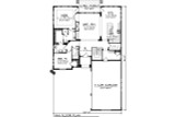 Ranch House Plan - 12914 - 1st Floor Plan