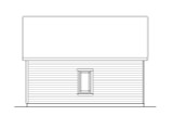 Traditional House Plan - 13219 - Left Exterior