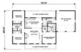 Cottage House Plan - 13261 - 1st Floor Plan