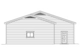 Traditional House Plan - 13369 - Left Exterior