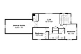 Secondary Image - Contemporary House Plan - Larkspur II 13379 - 2nd Floor Plan
