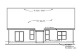Farmhouse House Plan - Teglia Farm 13622 - Rear Exterior