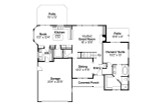 Country House Plan - Everett 13635 - 1st Floor Plan