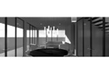 Modern House Plan - Pavilion 13741 - Living Room