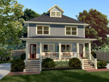 Bungalow House Plan - 13894 - Front Exterior