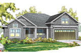 Craftsman House Plan - Greenleaf 14035 - Front Exterior