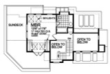 Secondary Image - Lodge Style House Plan - Seabourne 14038 - 2nd Floor Plan