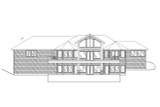 Lodge Style House Plan - 14056 - Rear Exterior