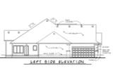 European House Plan - Zinnia 14063 - Left Exterior