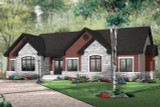 Secondary Image - Ranch House Plan - Dambroise 14077 - Front Exterior