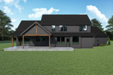 Craftsman House Plan - 14177 - Rear Exterior