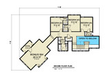 Secondary Image - Craftsman House Plan - 14177 - 2nd Floor Plan