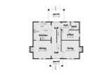 Colonial House Plan - Live Oak 14187 - 1st Floor Plan