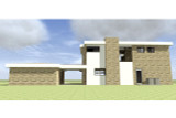 Modern House Plan - 14207 - Rear Exterior