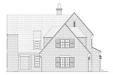 Tudor House Plan - Cadillac 14275 - Right Exterior