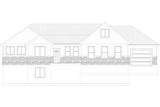 Ranch House Plan - Adamson 14325 - Front Exterior