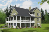 Country House Plan - Flowery Branch 14349 - Rear Exterior