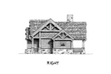 Lodge Style House Plan - Sheridan 14350 - Right Exterior