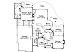 European House Plan - Macleod 14467 - 1st Floor Plan
