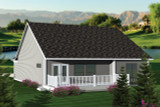 Secondary Image - Traditional House Plan - 14941 - Rear Exterior