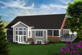 Craftsman House Plan - 14957 - Rear Exterior