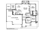Craftsman House Plan - 14957 - 1st Floor Plan