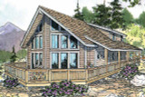 A-Frame House Plan - Gerard 15090 - Front Exterior