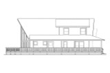 A-Frame House Plan - Gerard 15090 - Left Exterior