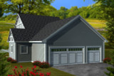 Secondary Image - Ranch House Plan - 15112 - Rear Exterior