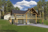 Lodge Style House Plan - 15374 - Front Exterior